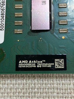 古董C P U AMD Athlon AXDA2600KV4D 收藏等級