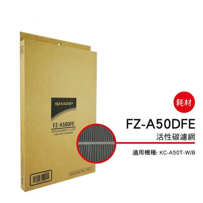 [東家電器]SHARP 夏普活性碳過濾網 FZ-A50DFE 適用機種型號:KC-A50T公司貨附發票