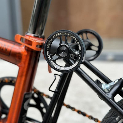 自行車配件扶搖UnionJack適用brompton小布折疊自行車配件改裝貨架鈦易行輪