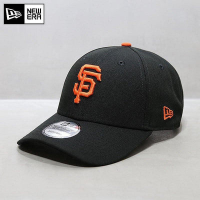 七七代購#NewEra帽子MLB棒球帽擊球手舊金山巨人隊SF字母球員彎檐鴨舌帽潮 明星同款