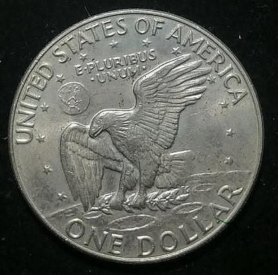 美國1974年艾森豪威爾老鷹大1元 38mm 外國硬幣錢幣外幣收藏品744