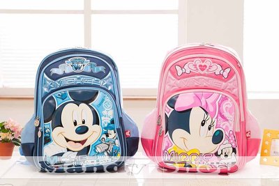 mandyshop【M2538】㊣ Disney / 迪士尼米奇/米妮造型兒童背包 / 書包
