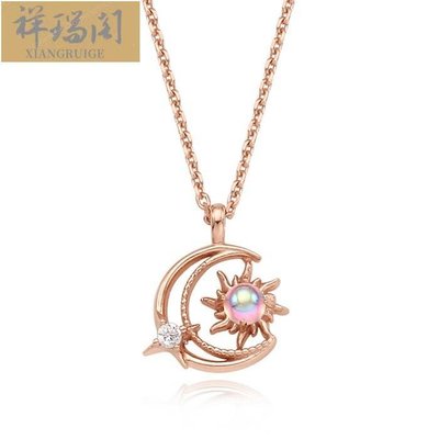 Clue 12個6月專屬誕生石幸運輕奢鑽飾韓國少女純銀項鍊 Lucky Siver necklaces Jewel