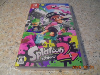Switch 漆彈大作戰2 Splatoon2 日文版 直購價700元 桃園《蝦米小鋪》
