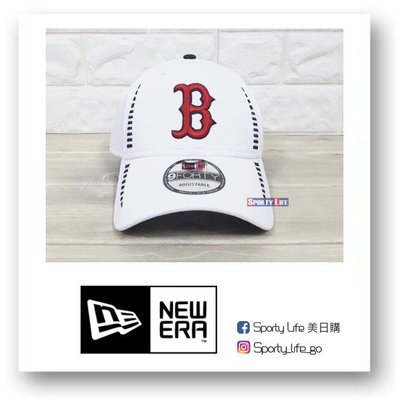 【SL美日購】NEW ERA MLB SPEED CAP 紅襪 棒球帽 帽子 魔鬼氈 刺繡 大聯盟 RED SOX 白色