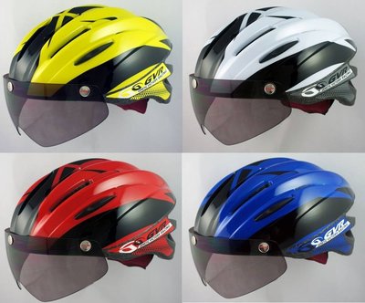 《【政點單車坊】》016全新 GVR G203V幻影系列 17孔通風孔 磁吸式防風鏡片 自行車安全帽