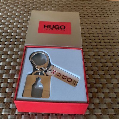 早期收藏。HUGO BOSS品牌：時尚鑰匙圈。
