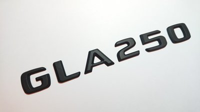 圓夢工廠 Benz 賓士 GLA X156 GLA220 GLA250 2016~2019 後車箱字貼車標 消光黑