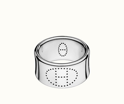 ［預購］Hermès Eclipse Ruban ring, large model 愛馬仕 純銀 H 戒指