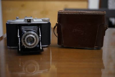 【售】經典個人收藏德製AGFA JSOLETTE 蛇腹古董 120估焦照相機 Made in Germany 10405