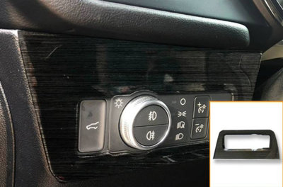 歐力車飾~福特 FORD 2020年 KUGA 大燈調節開關飾框 左中控裝飾框 大燈調整開關 黑鈦拉絲