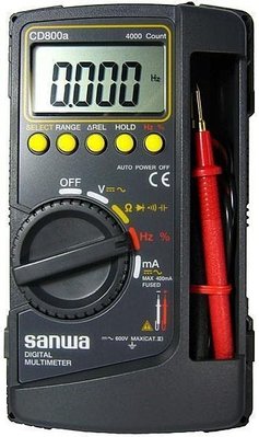 ㊣宇慶S舖㊣ SANWA CD-800a 多功能數位電錶 數字式三用錶 全新品 有保固 電表 儀器