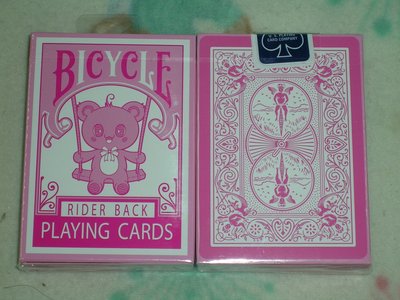 【USPCC撲克】Bicycle bear Pink deck