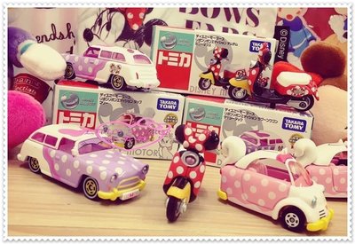 小花花日本精品♥ Hello Kitty 日本限定 米妮 摩托車 夢幻玩具車 瑪莉貓 黛西 情人節50114504