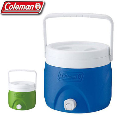 【偉盟公司貨】丹大戶外 美國【Coleman】CM-1363J/CM-1364J 7.6L 野餐置物型飲料冰桶(藍/綠)