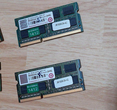 原廠終保【Transcend 創見】DDR3 1600 4G 雙面顆粒 筆電/筆記型記憶體 4GB