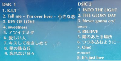 米希亞LOVE IS THE MESSAGE THE TOUR OF MISIA 1999-2000]歌詞海報+2VCD