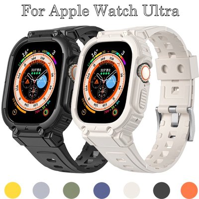Apple watch 錶帶 49 毫米 TPU 保護保險槓蓋 IWatch 適用於 Apple watch Ultra