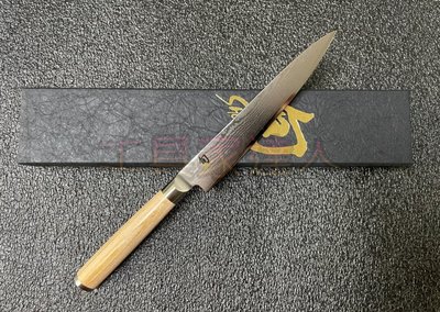 「工具家達人」 旬 貝印 日本製 DM-0701W 大馬士革 水果刀 料理刀 菜刀