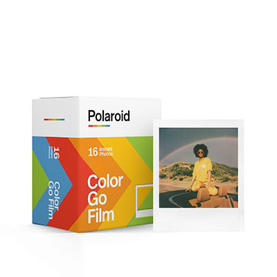 【祈億生活】來電優惠 Polaroid Go - 彩色白框雙包裝相紙 一入16張 專用底片 相片 袖珍底片
