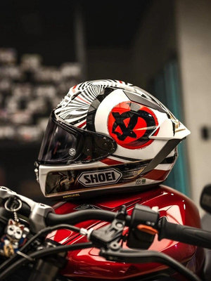 SHOEI招財貓X15摩托車頭盔國行3C認證