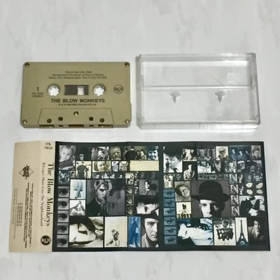 吹管之猴合唱團 The Blow Monkeys 1989 鄰居來了 Whoops 亞洲版 錄音帶 卡帶 磁帶 附歌詞