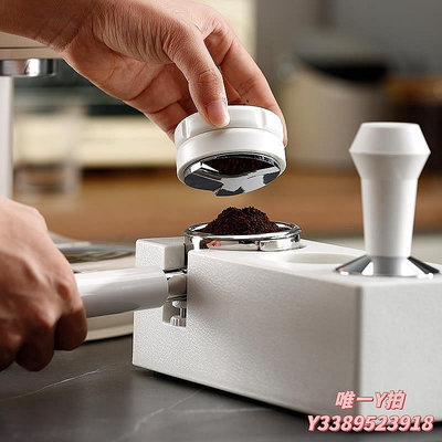 扶光居~咖啡組咖啡壓粉座布粉器收納壓粉墊壓粉器51mm咖啡手柄底座