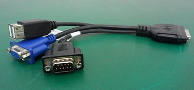 廠家出貨CISCO UCS 5108 KVM CABLE N20-BKVM HD15 USB SERIAL 轉接線 市