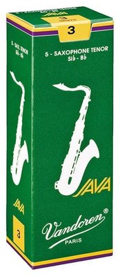 凱傑樂器 Vandoren Java Green Tenor Reeds 綠盒 次中音 竹片 0