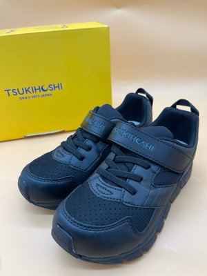 《日本Moonstar》TSK 全黑競速鞋 運動鞋-中大童段(15.0~24.5cm)T81A22FW
