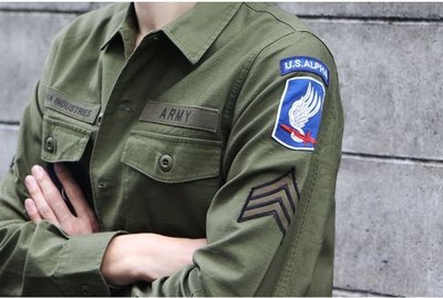 【日貨代購CITY】2016AW 日版 ALPHA ARMY 軍事 襯衫 外套 徽章 貼布 TS5021 4色 現貨