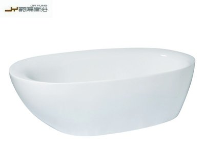 《台灣尚青生活館》JaYung 爵陽衛浴 獨立浴缸 壓克力浴缸 獨立式浴缸 150cm 古典浴缸 #60007-150