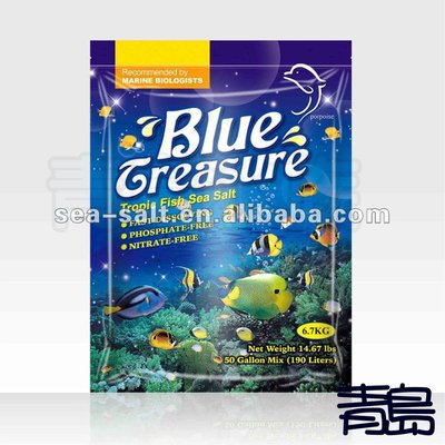 Y。。。青島水族。。。YA-C-6.7KG藍色海洋 海水鹽/海水素==熱帶魚海水素6.7kg*1包