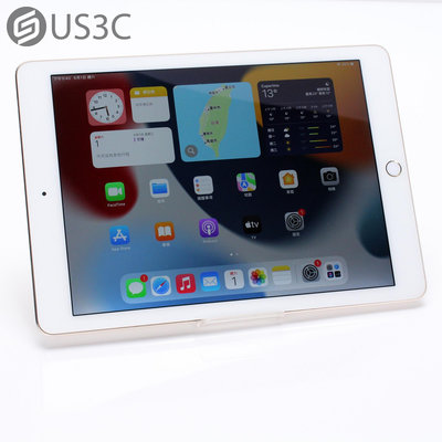 【US3C-台南店】【一元起標】Apple iPad Air 2 128G WiFi 9.7吋 金色 Retina顯示器 鋁金屬一體成形的設計 二手平板