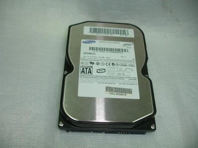 【電腦零件補給站】Samsung SP0401C 40GB 7200 RPM SATA 3.5吋硬碟