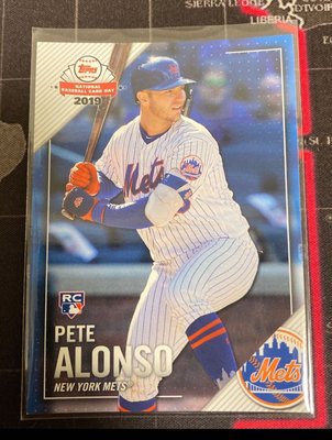 Pete Alonso 2019 Topps RC National Basketball Card Day #18