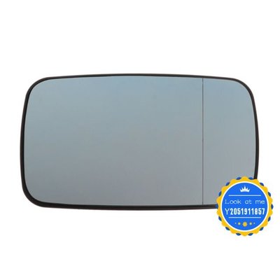 【Look at me】 汽車後視鏡藍色防眩光加熱後視鏡玻璃  用於 3Series E46