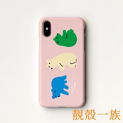 [WARMGREY TAIL] ROLLING BEARS PHONE CASE