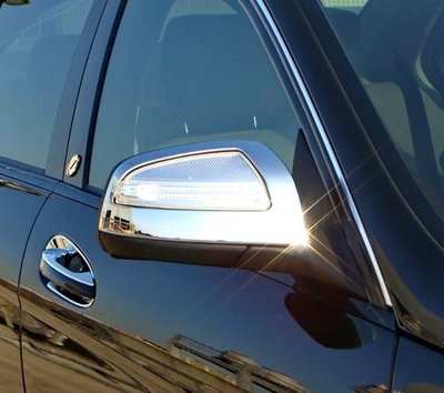 圓夢工廠 Benz C W204 C180 C300 C350 2007~2009 改裝 鍍鉻銀 後視鏡蓋 飾框貼