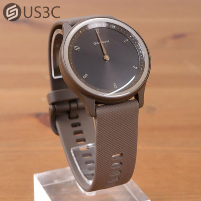 【US3C-板橋店】公司貨 Garmin Vivomove Sport 棕色 運動手錶 原廠保固內 二手手錶 心率檢測 運動手錶 指針智慧腕錶