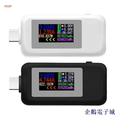 企鵝電子城POOP KWS-1902C C型彩色顯示屏USB測試電流電壓監測電力儀表