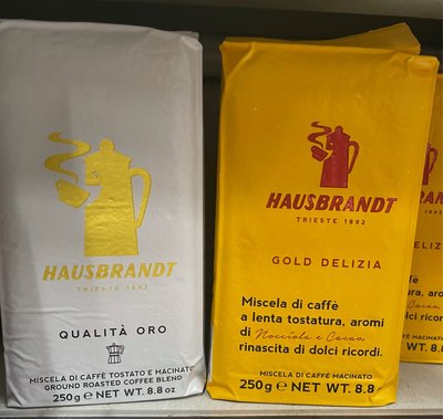 6/26前 義大利 HAUSBRANDT 咖啡粉 delizia /ORO咖啡粉 250g/包 頁面是單價 到期日2023/8/2