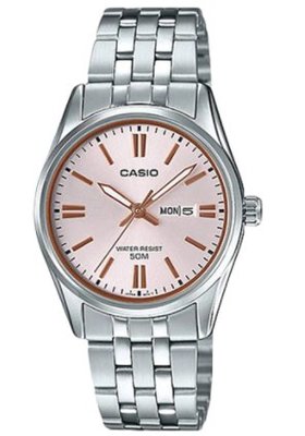 【天龜 】CASIO 簡潔優雅經典美感不鏽鋼腕錶 LTP-1335D-4A