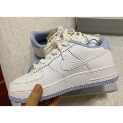 【正品】Nike WMNS Air Force 1 White HydrogenBIue GS CD6915-103 白藍現貨潮鞋