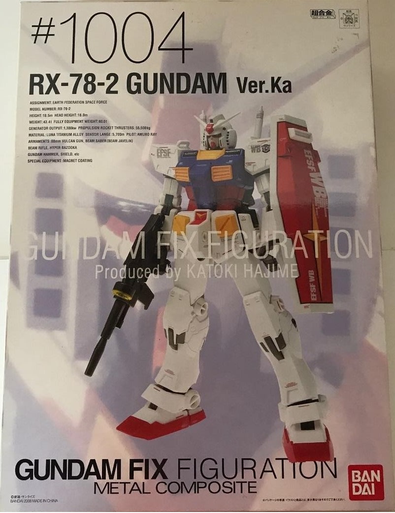 全新超合金FIX #1004 RX-78-2 Gundam Ver.Ka 元祖鋼彈初鋼彈