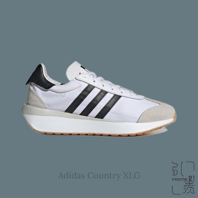 ADIDAS COUNTRY XLG 麂皮 白黑三線 IF8405【Insane-21】