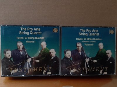 The Pro Arte String Quartet,Haydn:27 String Quartets,Pro Arte四重奏團，演繹海頓-27首弦樂四重奏.