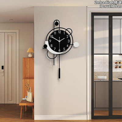 美世達鐘錶客廳掛鐘2023新款家用時尚創意簡約時鐘掛牆