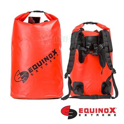 【山野賣客】Equinox 70公升 (後背式) 紅色 100% 防水袋 泛舟 浮潛 溯溪 衝浪 釣魚 46064