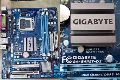 【 大胖電腦 】技嘉 GA-G41MT-D3 主機板/附擋板/DDR3/775/保固30天 良品 直購價400元